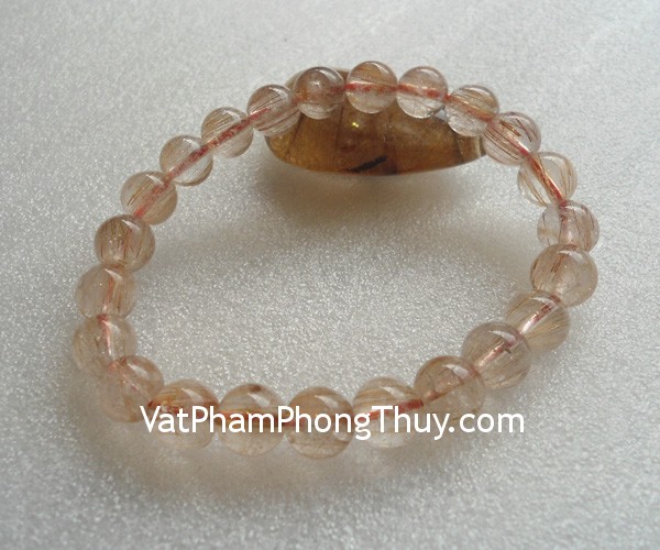 Vòng thạch anh tóc đỏ,tăng cường may mắn và sức khỏe S910 1360 chuoi ta toc do s910 1360k Vòng thạch anh tóc đỏ,tăng cường may mắn và sức khỏe S910 1360