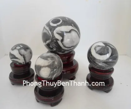 Qủa cầu vỏ biển hóa thạch(mài ốc) DT180-S1-1499