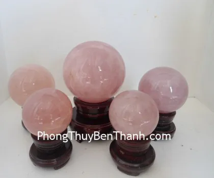 Quả cầu thạch anh vàng non M191-S2-1352