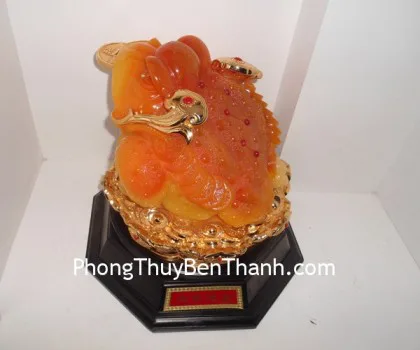 Thiềm thừ vàng đế bát quái - chiêu tài kim thiềm FA096