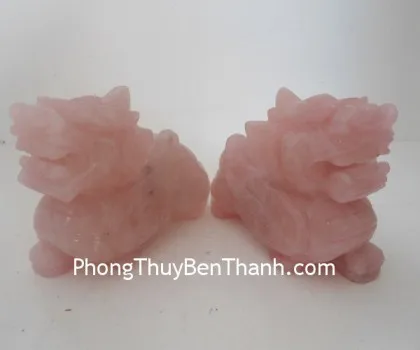 Tỳ hưu thạch anh hồng cõng tiền S946